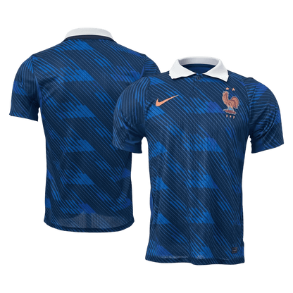 Versão do Jogador France Casa World Cup Futebol Camisas 2026 Azul