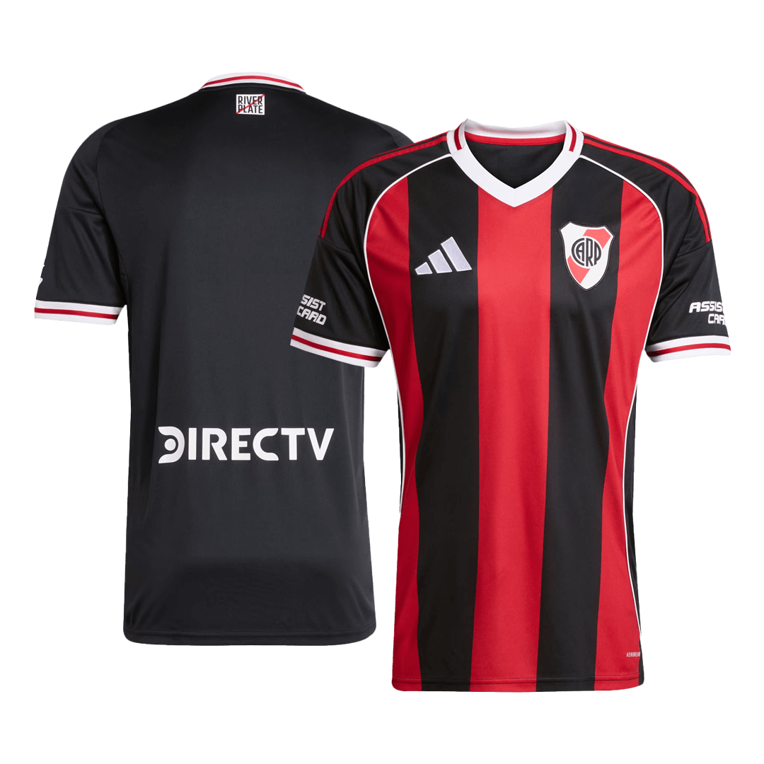 River Plate Fora Camisa 2025/26-Vermelho& Preto