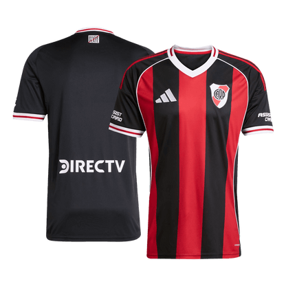 River Plate Fora Camisa 2025/26-Vermelho& Preto
