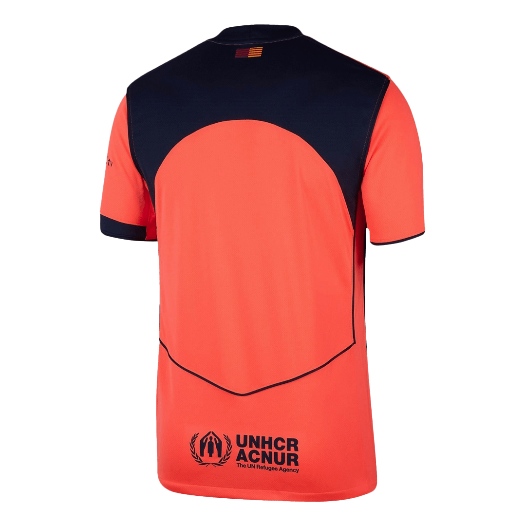 Barcelona 
 Fora Terceira Camisa Conjunto(Camisa+Calções+Meias) 2025/26 Laranja