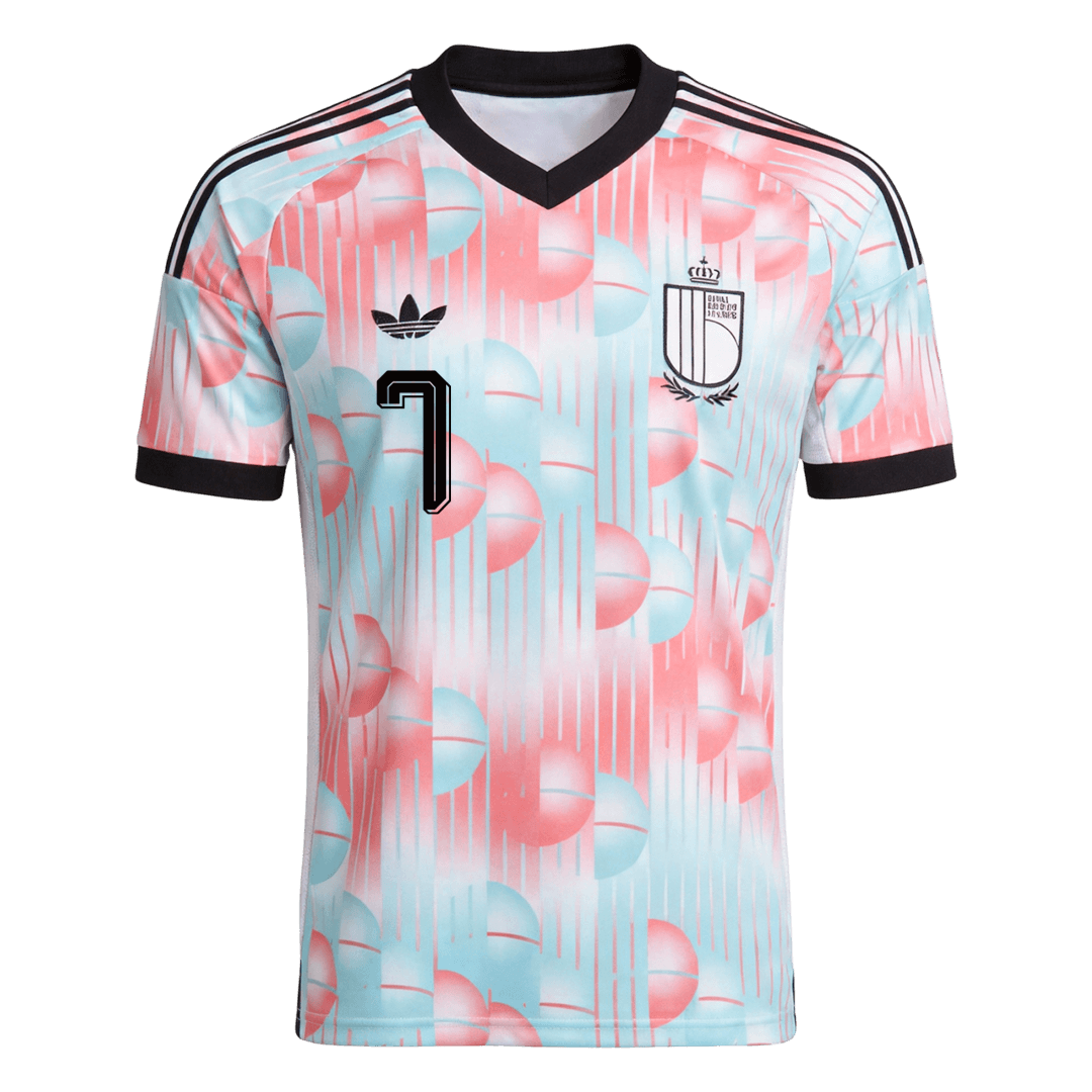 DE BRUYNE #7 Belgium Fora Copa do Mundo Camisa 2026