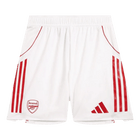 Jogador Arsenal Casa Calções 2025/26 Branco