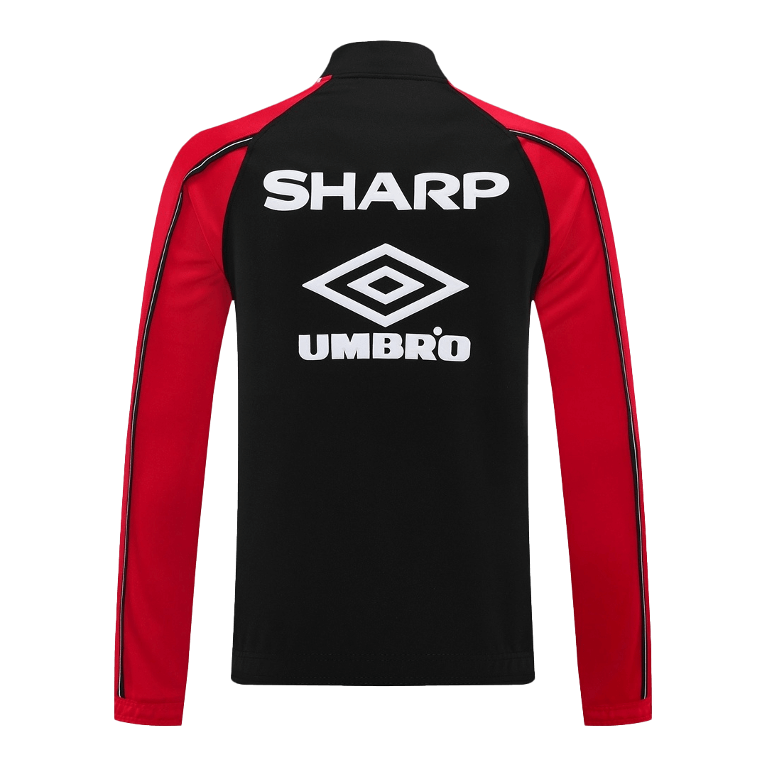 Manchester United Treino Jaqueta Conjunto (Jaqueta + Calças) 2025/26 Vermelho&Preto