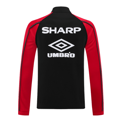Manchester United Treino Jaqueta Conjunto (Jaqueta + Calças) 2025/26 Vermelho&Preto