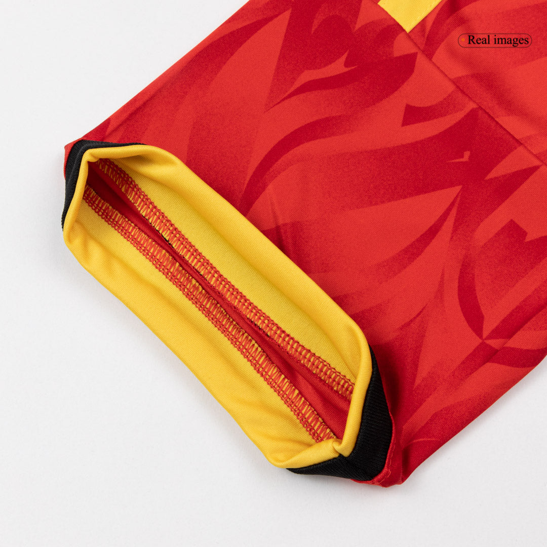 LUKAKU #9 Bélgica Casa Copa do Mundo Camisa 2026 Vermelho