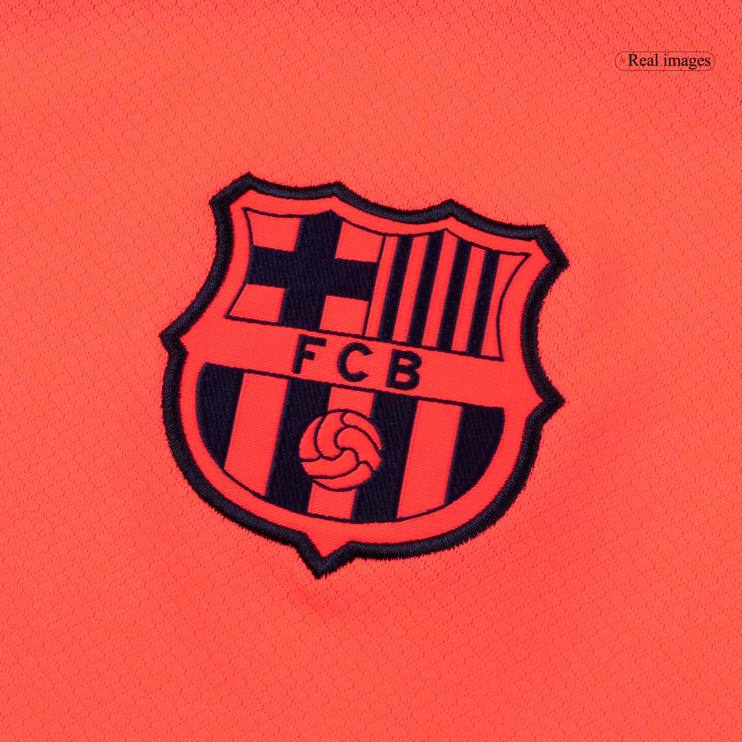 Barcelona 
 Fora Terceira Camisa Conjunto(Camisa+Calções+Meias) 2025/26 Laranja