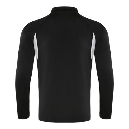 Real Madrid Zíper Moletom Conjunto (Top+Calças) 2025/26 Preto