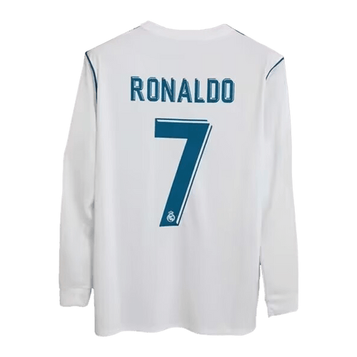Camiseta retro del Real Madrid RONALDO #7 Camiseta de fútbol local 2017/18
