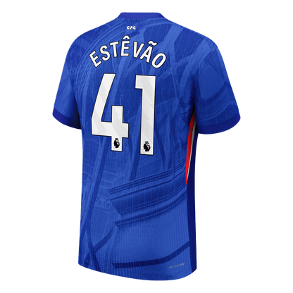 Autêntico ESTÊVÃO #41 Chelsea Casa Futebol Camisas 2025/26 Azul