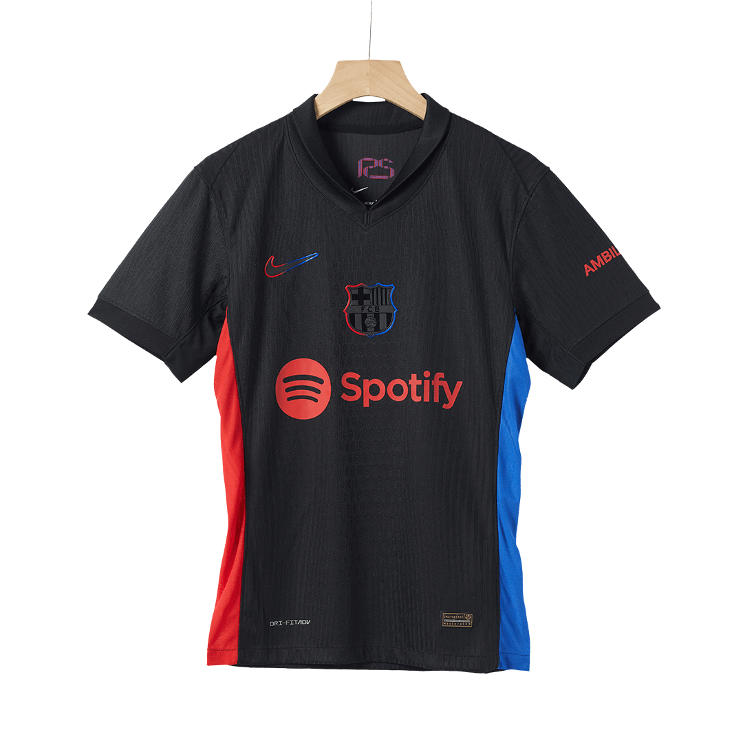 Camisola de futebol autêntica do Barcelona, camisola alternativa 2024/25