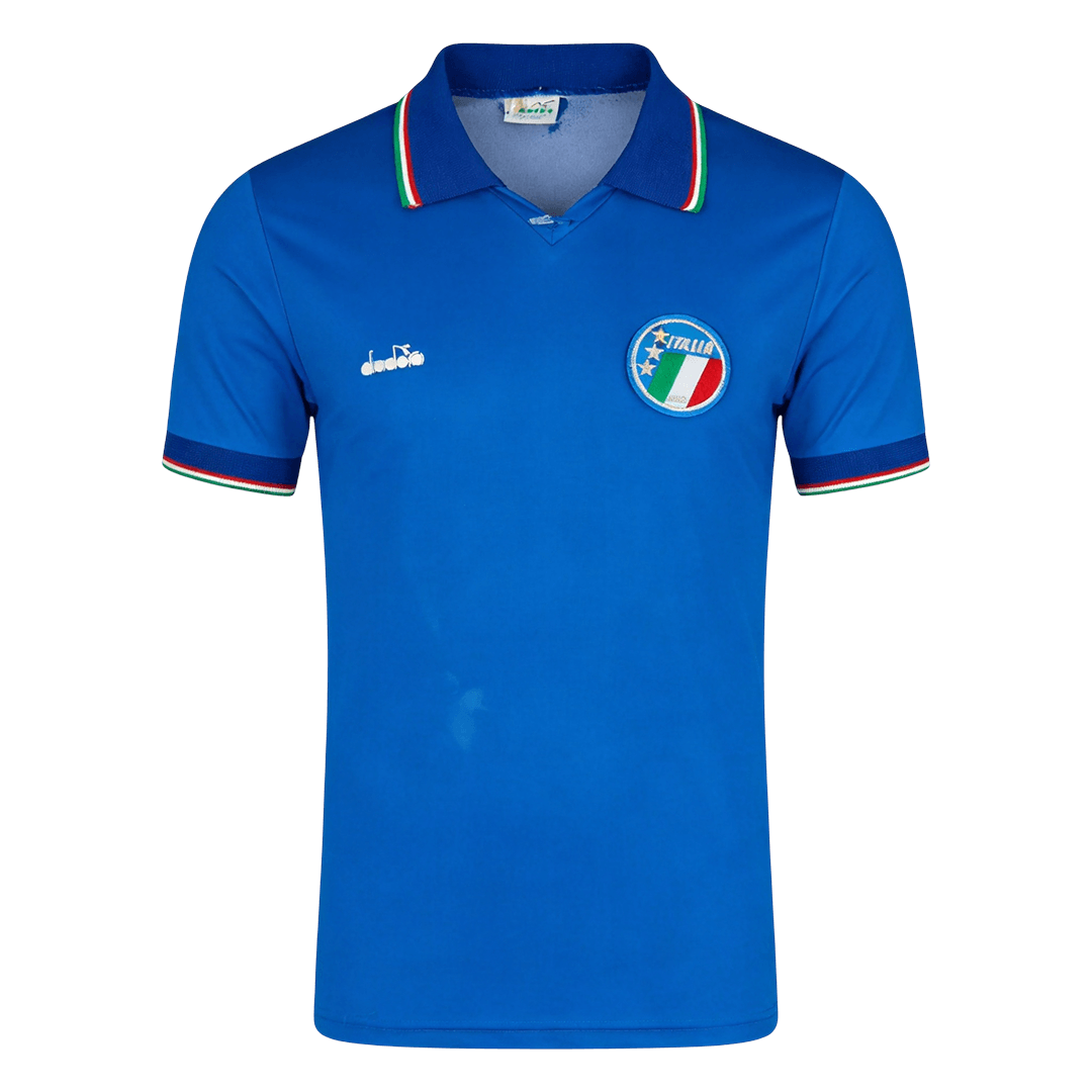 Retrô Itália Casa Camisa 1990 Azul