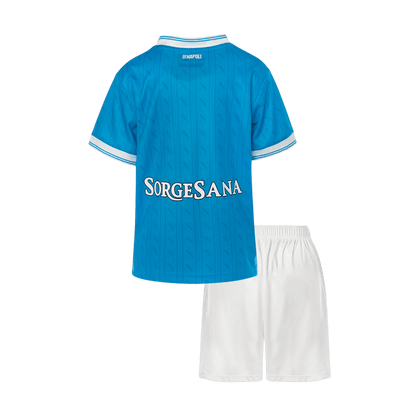 Napoli Infantil 
 Casa Futebol Camisa Conjunto (Camisa+Shorts) 2025/26 Azul