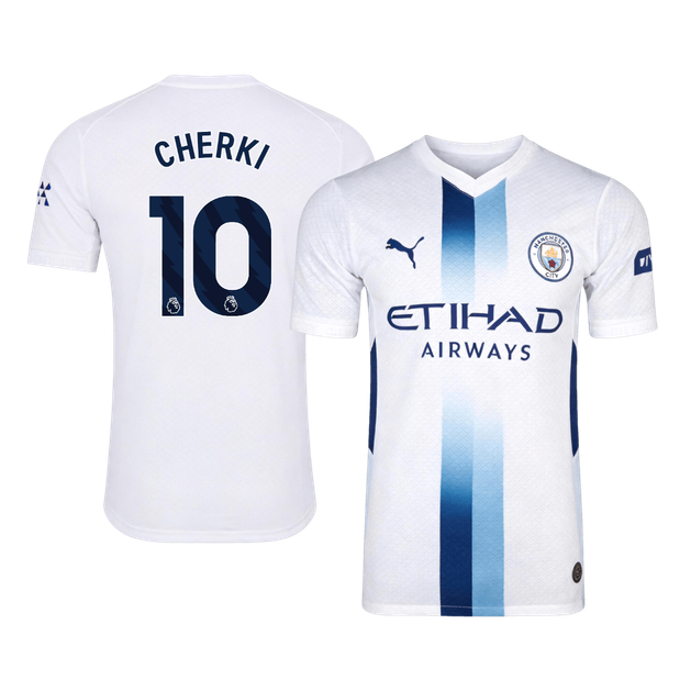 CHERKI #10 Manchester City Terceira Camisa 2026/27 Branco