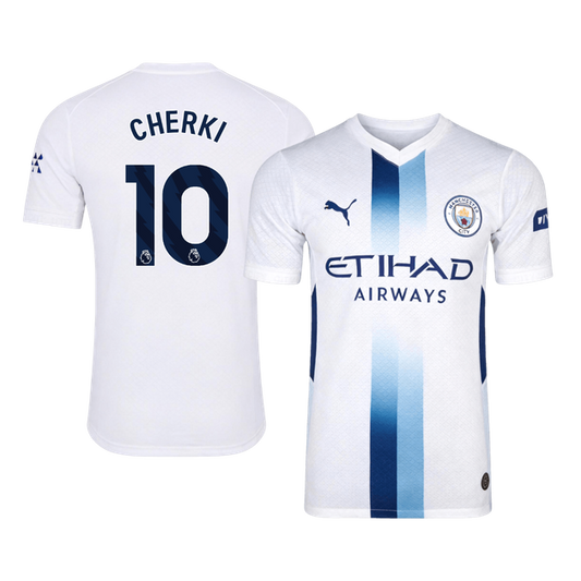 CHERKI #10 Manchester City Terceira Camisa 2026/27 Branco
