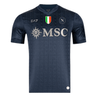 Napoli Terceira Europa Camisa 2025/26 Preto