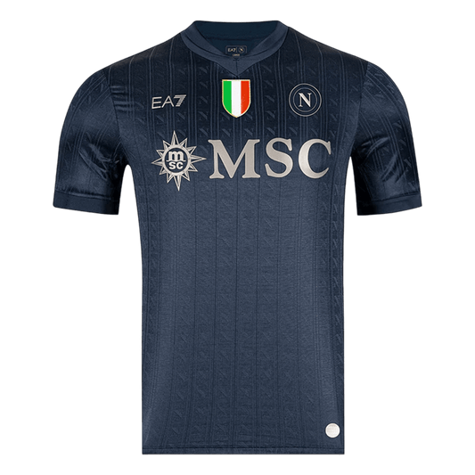 Napoli Terceira Europa Camisa 2025/26 Preto