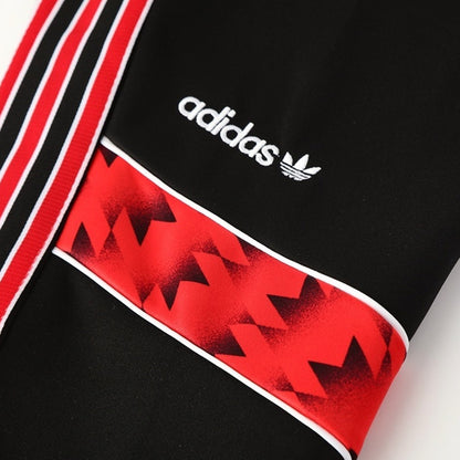 Manchester United Treino Jaqueta Conjunto (Jaqueta + Calças) 2025/26 Vermelho&Preto