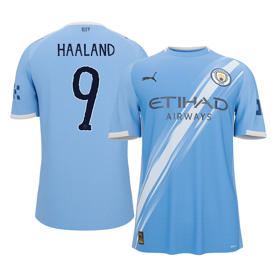 【Super Qualidade】HAALAND #9 Manchester City
 Casa Futebol Camisa 2025/26 Azul - Club World Cup