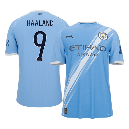 【Super Qualidade】HAALAND #9 Manchester City
 Casa Futebol Camisa 2025/26 Azul - Club World Cup