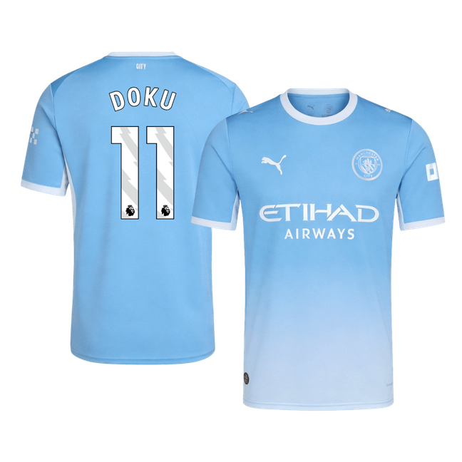 DOKU #11 Manchester City Casa Camisa 2026/27 Azul