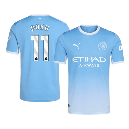 DOKU #11 Manchester City Casa Camisa 2026/27 Azul