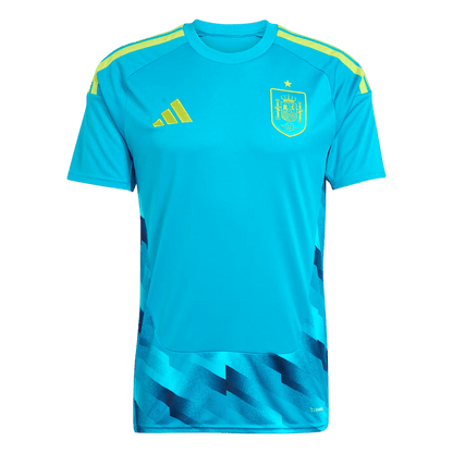 Spain Goleiro Camisa 2026 Azul - camisola de futebol para adeptos em Portugal