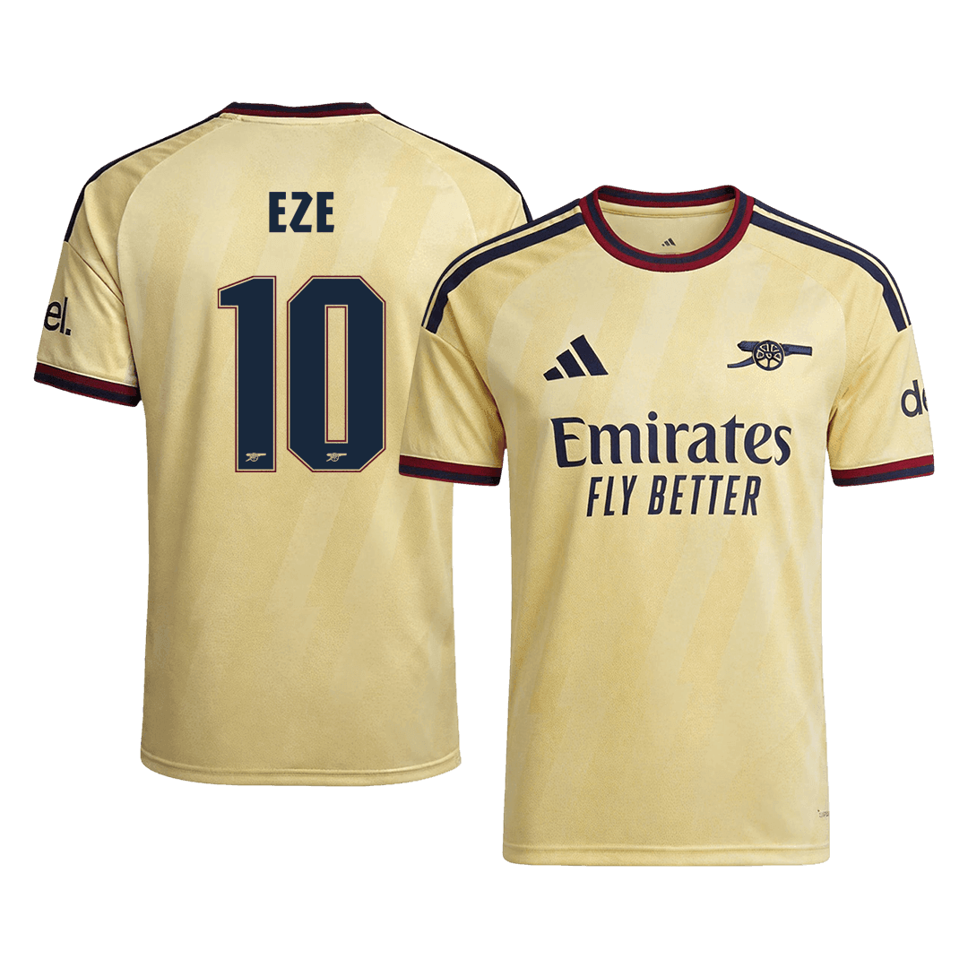 EZE #10 Arsenal Terceira Camisa 2026/27 Amarelo UCL