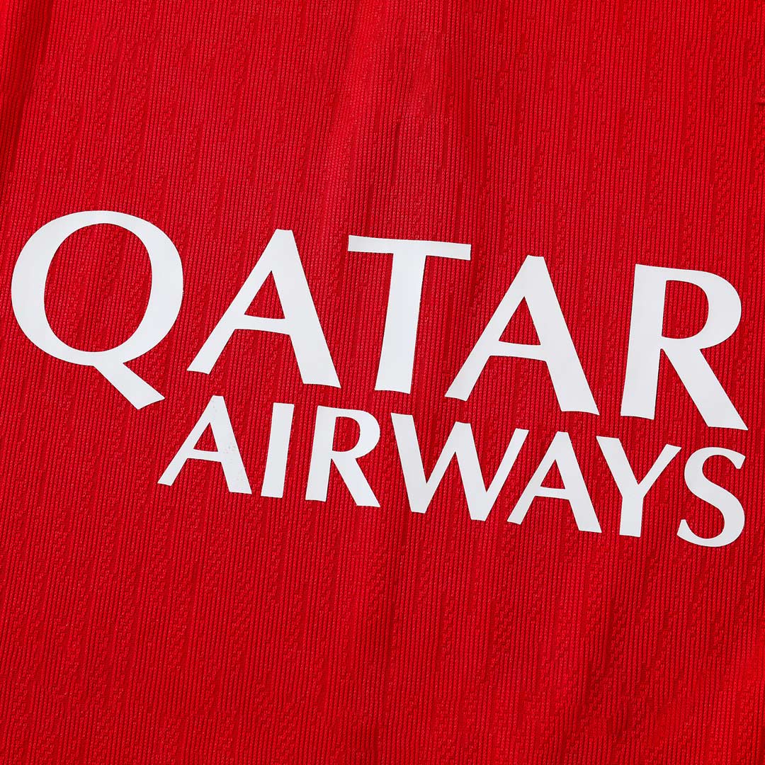 PSG Zíper Moletom Conjunto (Top+Calças) 2025/26 Vermelho