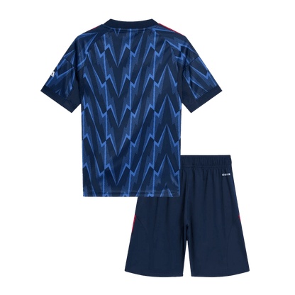 Arsenal 
 Fora 
Camisas Infantis 
Conjunto 2025/26 
 Azul
