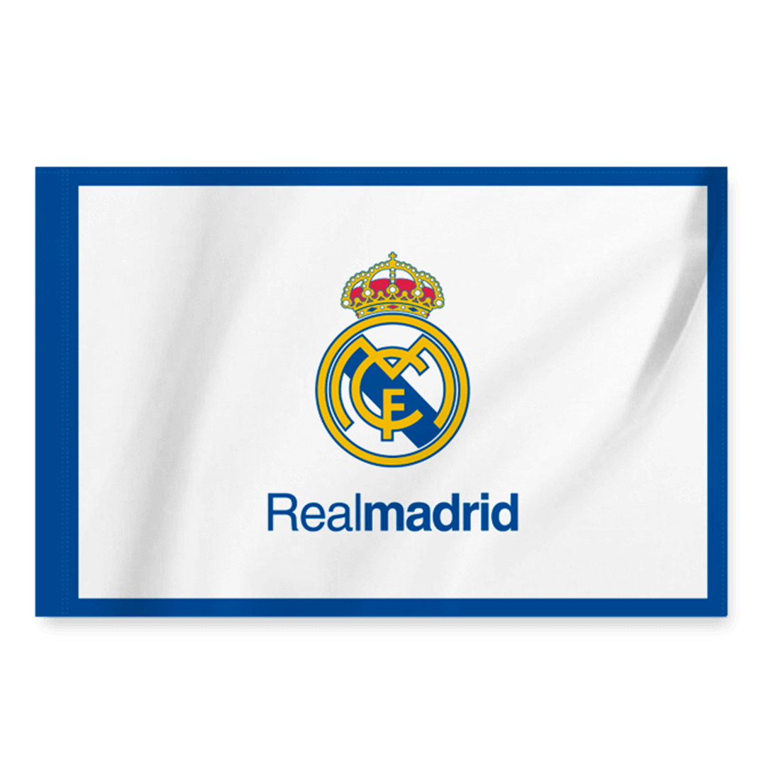 Real Madrid Bandeira Da Equipe Branco