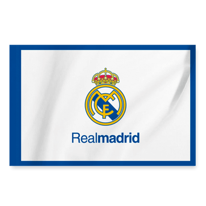 Real Madrid Bandeira Da Equipe Branco