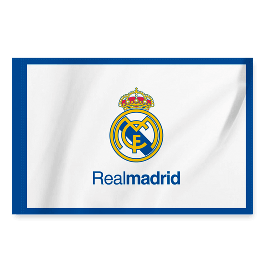 Real Madrid Bandeira Da Equipe Branco