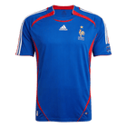 Retrô France Casa Copa do Mundo Camisa 2006 Azul