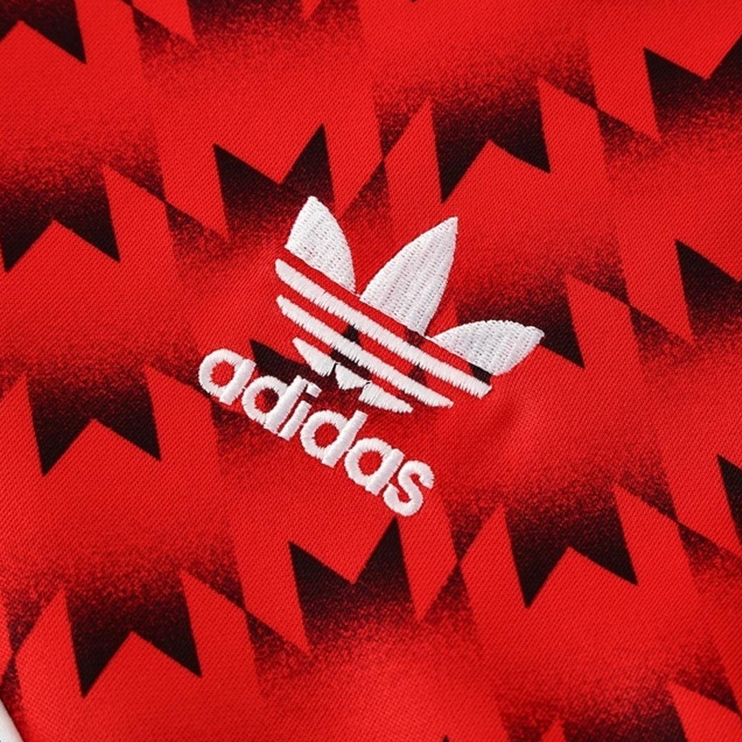 Manchester United Treino Jaqueta Conjunto (Jaqueta + Calças) 2025/26 Vermelho&Preto