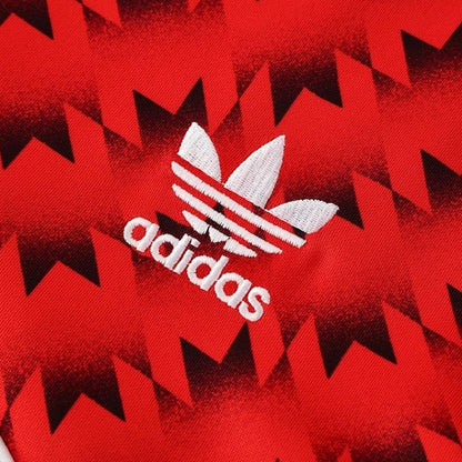 Manchester United Treino Jaqueta Conjunto (Jaqueta + Calças) 2025/26 Vermelho&Preto