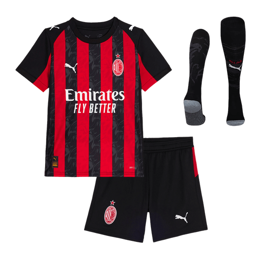 AC Milan 
Casa 
 Camisa 
Conjunto (Camisa + Calções + Meias) 
2025/26
