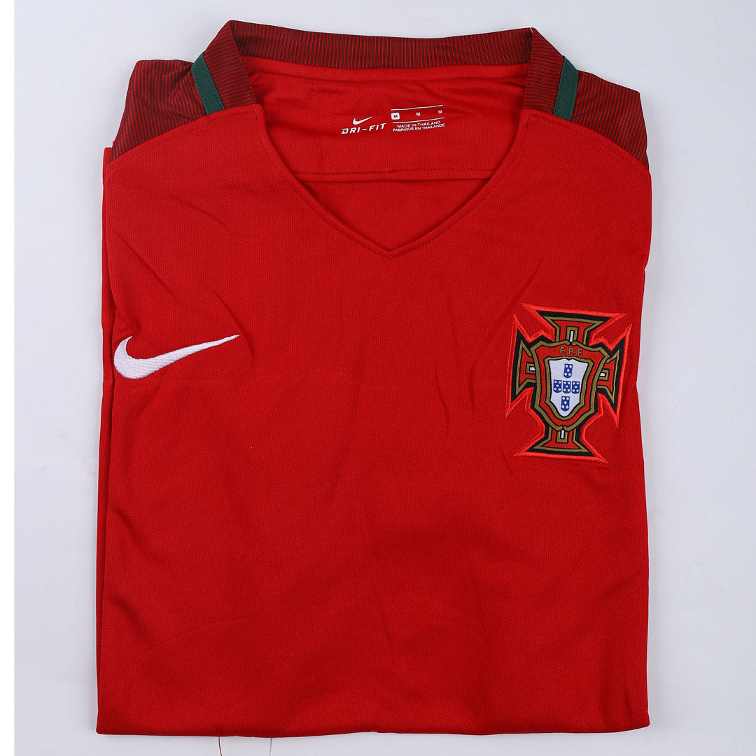 Portugal Retro Jersey Home Football Shirt 2016