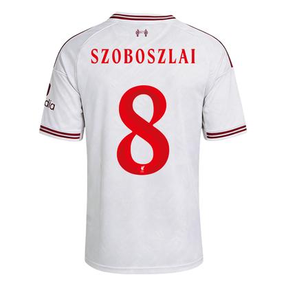 SZOBOSZLAI #8 Liverpool Fora Camisa 2026/27 Branco UCL