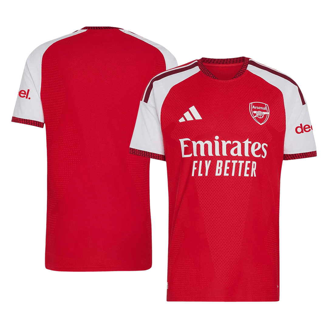 Versão do Jogador Arsenal Casa Futebol Camisas 2026/27 Vermelho - camisola de futebol para adeptos em Portugal