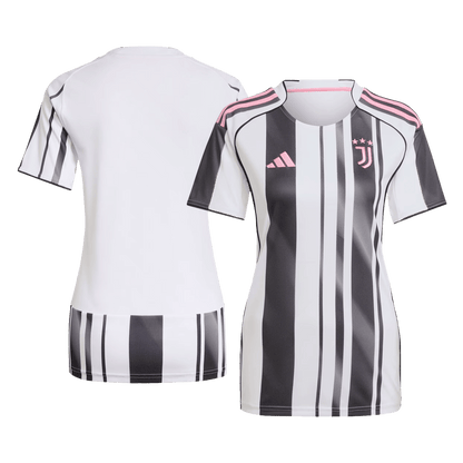 Mulheres Juventus Camisa Réplica 2025/26-Preto&branco