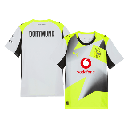 Borussia Dortmund Fora Camisa de Futebol 25/26 Cinza