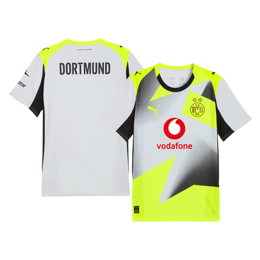 Borussia Dortmund Fora Camisa de Futebol 25/26 Cinza