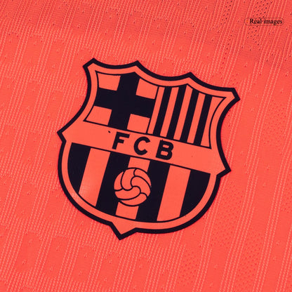 Jogador ROONY #28 Barcelona Fora Terceira Futebol Camisas 2025/26 Laranja