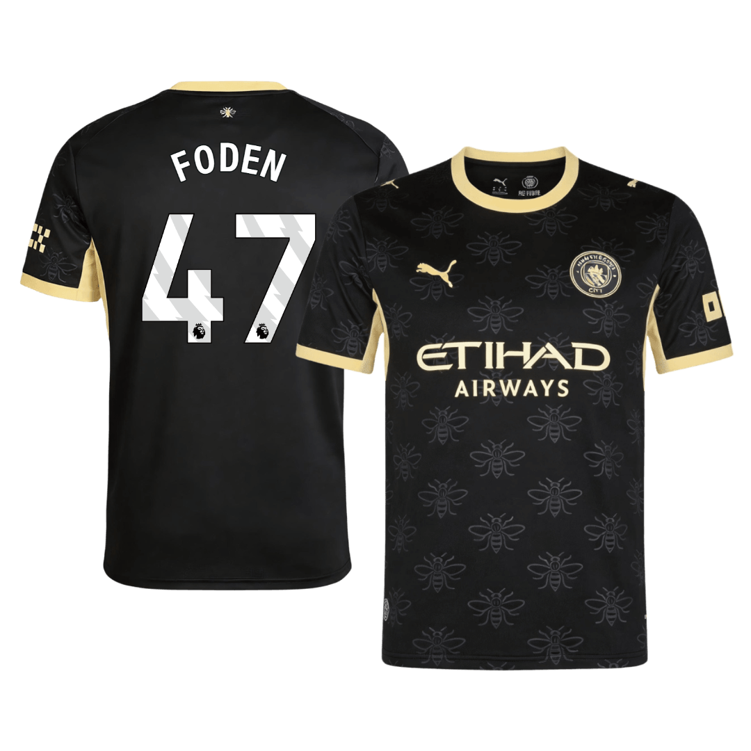 FODEN #47 Manchester City Fora Camisa 2026/27 Preto