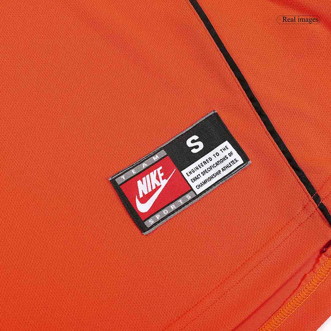 Retrô Netherlands Casa Copa do Mundo Camisa 1998 Laranja