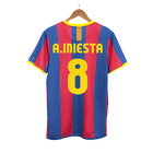 A.INIESTA #8 Barcelona Retro Jersey Home Camisola de futebol 2010/11