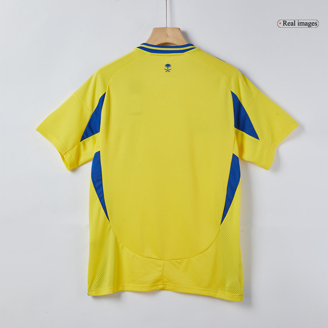 Camisola Al Nassr personalizada RONALDO #7 Camisola de futebol Home 2024/25