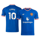 CUNHA #10 Manchester United Fora Camisa 2026/27 Azul