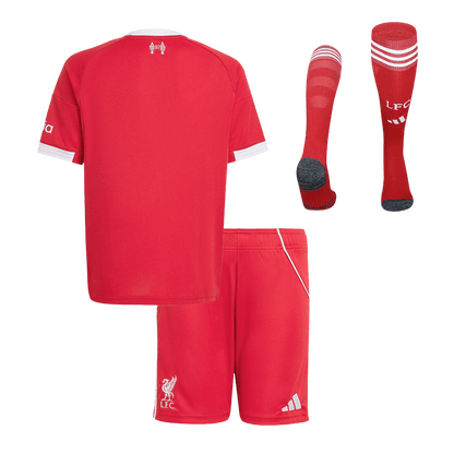 Liverpool Infantil 
 Casa Futebol Camisa Conjunto (Camisa+Shorts+Meias) 2025/26 Vermelho