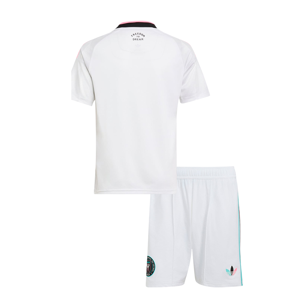 Inter Miami CF Infantil 
 Terceira Futebol Camisa 2026 Branco